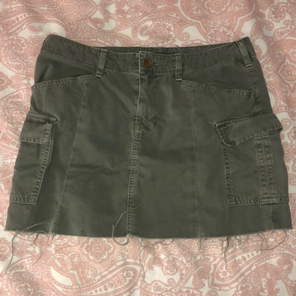 Army Green Skirt